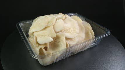 蔬菜美食平菇菌4K实拍视频（2）