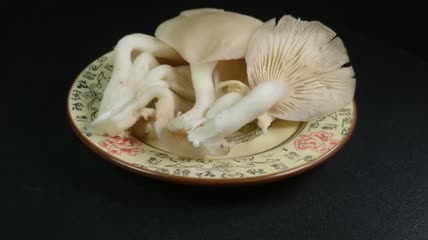 蔬菜美食平菇菌4K实拍视频（6）