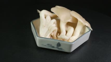 蔬菜美食平菇菌4K实拍视频（8）