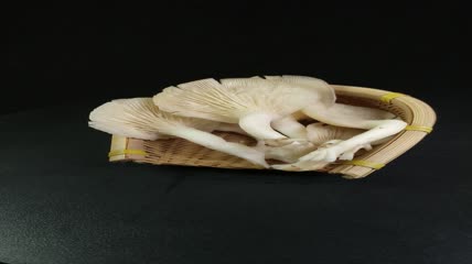 蔬菜美食平菇菌4K实拍视频（18）