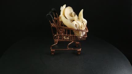 蔬菜美食平菇菌4K实拍视频（19）