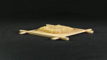 静物美食糕点甜点零食芝麻糯米粑粑4K实拍视频（23）