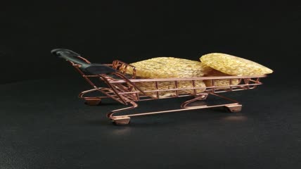 静物美食糕点甜点零食芝麻糯米粑粑4K实拍视频（24）