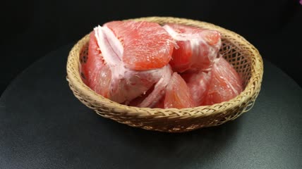 有机生态水果红心柚子4K实拍视频