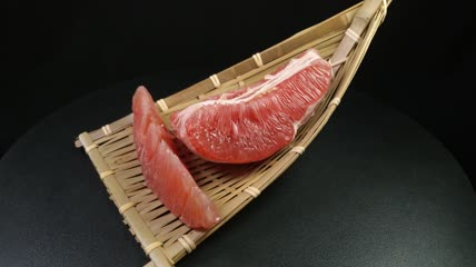 有机生态水果红心柚子4K实拍视频