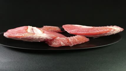 有机生态水果红心柚子4K实拍视频