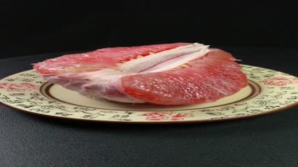 有机生态水果红心柚子4K实拍视频