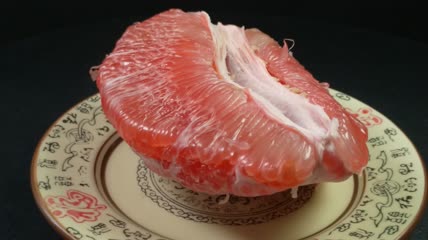 有机生态水果红心柚子4K实拍视频
