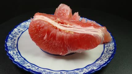 有机生态水果红心柚子4K实拍视频