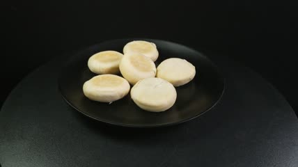 甜点美食绿豆饼4K实拍视频