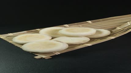 甜点美食绿豆饼4K实拍视频