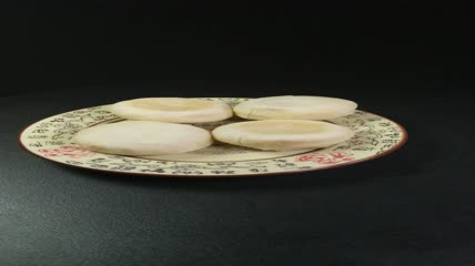 甜点美食绿豆饼4K实拍视频