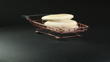 甜点美食绿豆饼4K实拍视频
