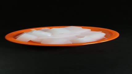 凉皮冰粉美食甜品4K实拍视频