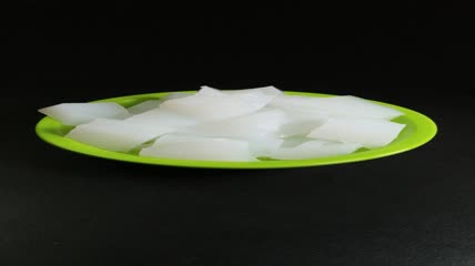 凉皮冰粉美食甜品4K实拍视频