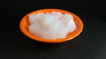 凉皮冰粉美食甜品4K实拍视频