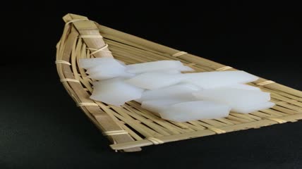 凉皮冰粉美食甜品4K实拍视频