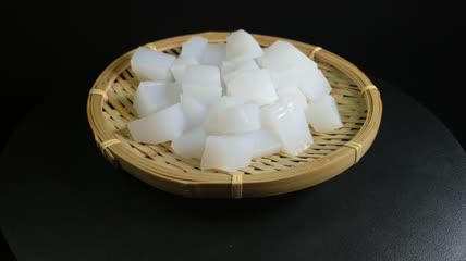 凉皮冰粉美食甜品4K实拍视频