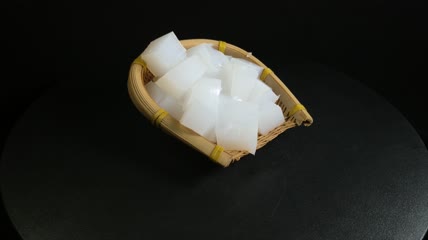 凉皮冰粉美食甜品4K实拍视频