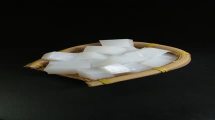 凉皮冰粉美食甜品4K实拍视频