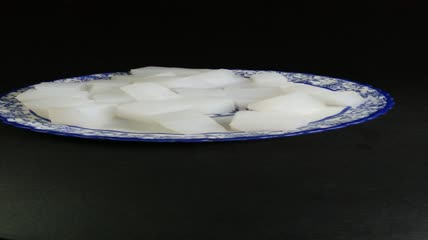 凉皮冰粉美食甜品4K实拍视频