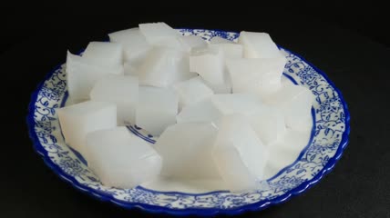凉皮冰粉美食甜品4K实拍视频