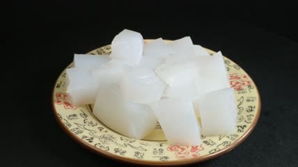 凉皮冰粉美食甜品4K实拍视频