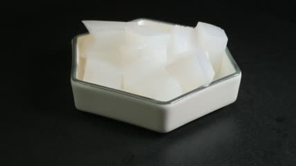 凉皮冰粉美食甜品4K实拍视频