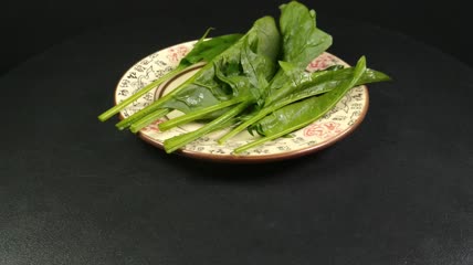 有机生态蔬菜菠菜4K实拍视频
