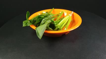 有机生态蔬菜菠菜4K实拍视频