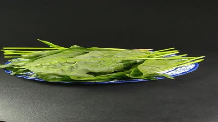 有机生态蔬菜菠菜4K实拍视频