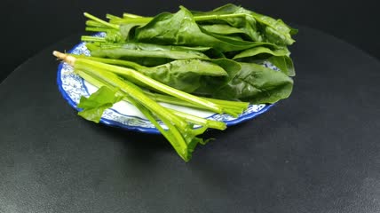 有机生态蔬菜菠菜4K实拍视频