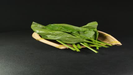 有机生态蔬菜菠菜4K实拍视频