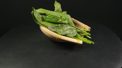 有机生态蔬菜菠菜4K实拍视频