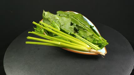 有机生态蔬菜菠菜4K实拍视频