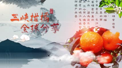 简约水墨片头小标题AE模板