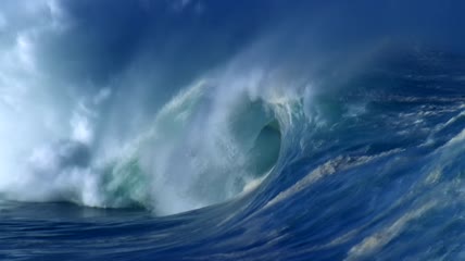 大海海浪气势磅礴高清视频