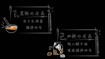 美食综艺花字介绍AE模板