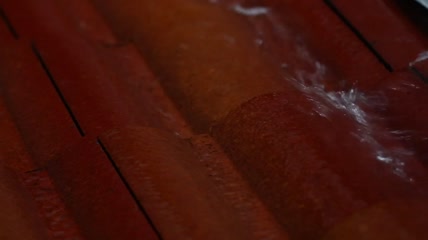 雨水管道排水特写实拍