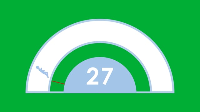 1080p跑动的时钟30秒倒计时素材