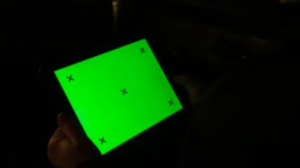 在车里看平板电脑特写实拍