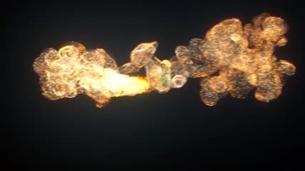 酷炫霸气粒子开头素材