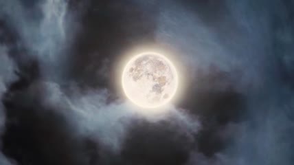 月亮乌云视频