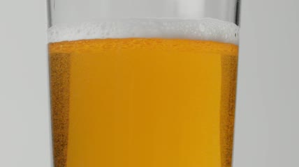啤酒泡泡特写实拍