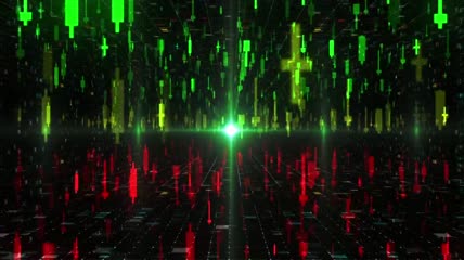 股市概念3D视频