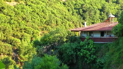 山林中的度假屋实拍
