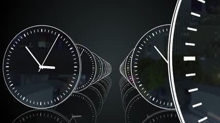 盗梦空间倒计时时间流逝视频素材