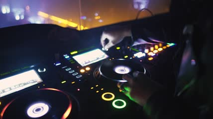DJ转盘特写实拍