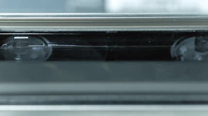 录像带旋转特写实拍