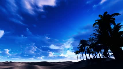 白天沙漠中的埃及景观视频